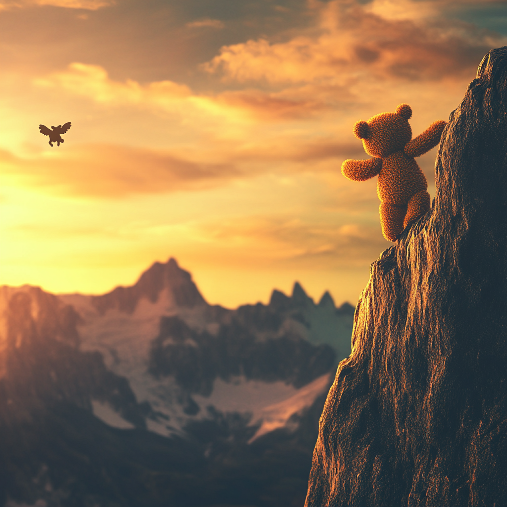 u9462543135_a_teddy_bear_going_up_a_mountain_--chaos_10_--sre_c20046d3-58d4-48ff-bebc-25989c823074_1